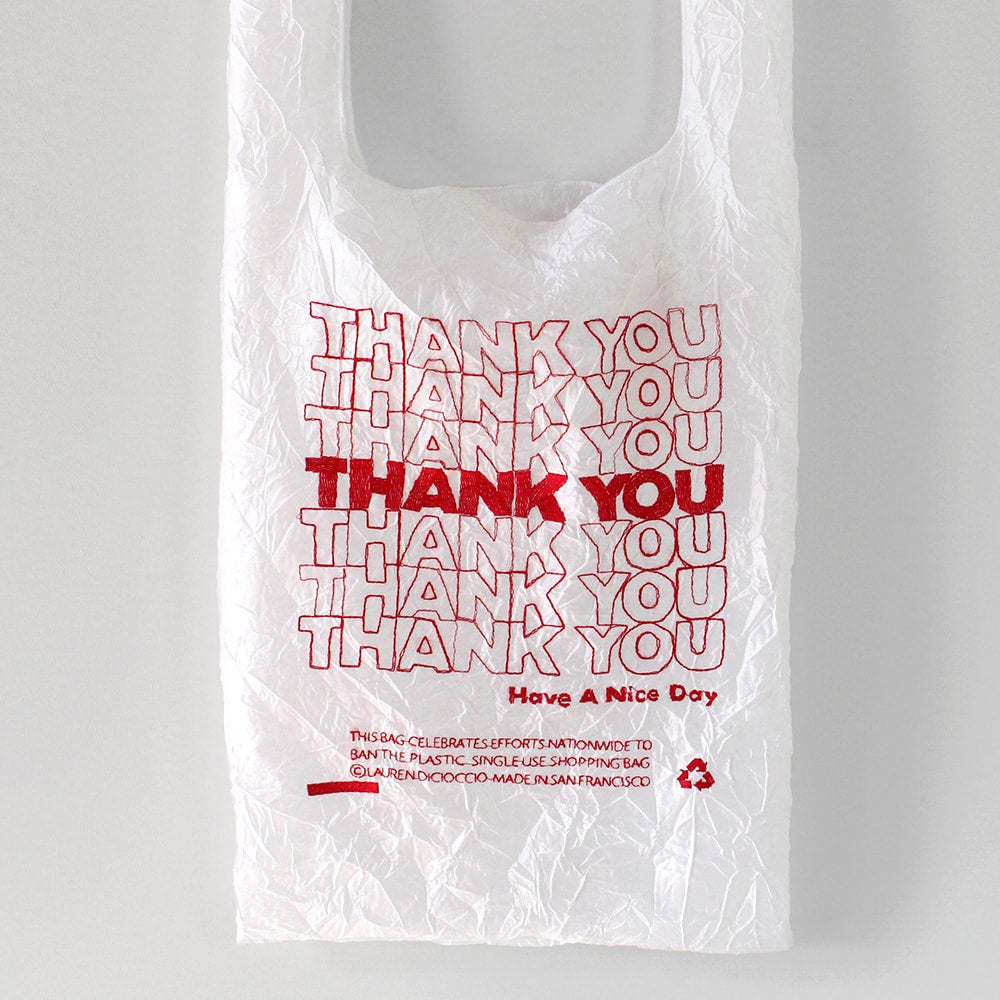 Embroidered Thank You Tote | Lovefield Vintage